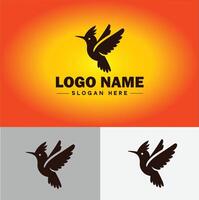 colibrì logo vettore arte icona grafica per azienda marca attività commerciale icona colibrì logo modello