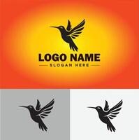 colibrì logo vettore arte icona grafica per azienda marca attività commerciale icona colibrì logo modello