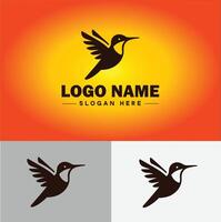 colibrì logo vettore arte icona grafica per azienda marca attività commerciale icona colibrì logo modello