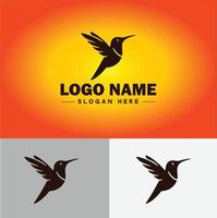 colibrì logo vettore arte icona grafica per azienda marca attività commerciale icona colibrì logo modello