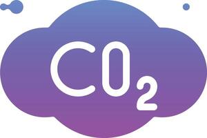 co2 vettore icona