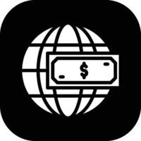 globale moneta vettore icona
