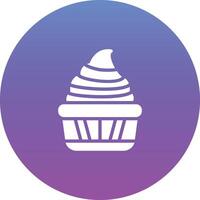cioccolato Cupcake vettore icona