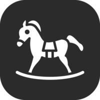 giocattolo cavallo vettore icona