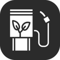 biocarburante stazione vettore icona