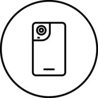 smartphone telecamera vettore icona