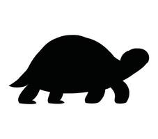 nero e bianca vettore illustrazione di africano elmetto tartaruga.