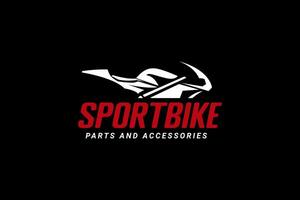 sportbike logo vettore icona illustrazione