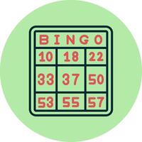 icona del vettore bingo