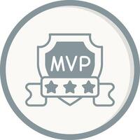 mvp vettore icona