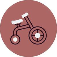 acrobatico bicicletta vettore icona