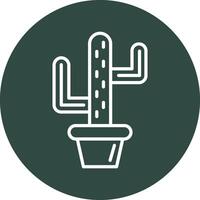 icona del vettore di cactus