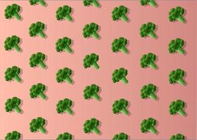 banner di sfondo vettoriale per la giornata mondiale vegetariana saluto broccoli