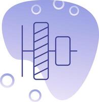 verticale allineamento pendenza bolla icona vettore