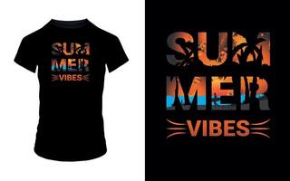 ''estate vibrazioni'' estate t camicia design vettore