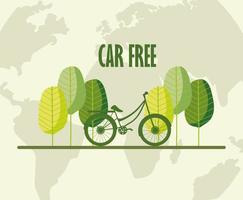 senza auto, trasporto ecologico vettore