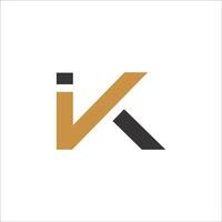 iniziale lettera jk logo o kj logo vettore design modello
