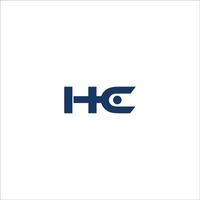 iniziale lettera hc logo o cap logo vettore design modello