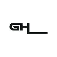 iniziale lettera gh o hg logo vettore modelli