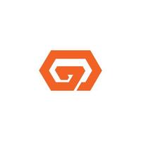iniziale lettera g logo vettore design.