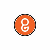 iniziale lettera g logo vettore design.