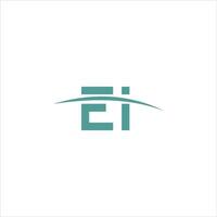 iniziale lettera EI o cioè logo vettore design modelli