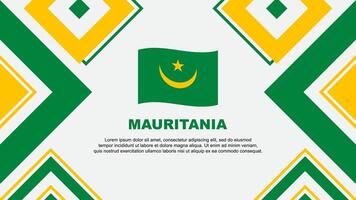 mauritania bandiera astratto sfondo design modello. mauritania indipendenza giorno bandiera sfondo vettore illustrazione. indipendenza giorno