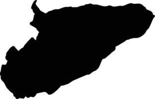 casanare Colombia silhouette carta geografica vettore