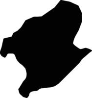 karuzi burundi silhouette carta geografica vettore