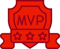 mvp vettore icona