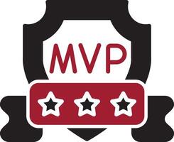 mvp vettore icona