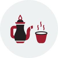 Arabo caffè vettore icona