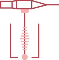 saldatura solido Due colore icona vettore