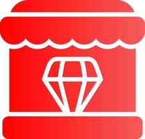 diamante negozio creativo icona design vettore