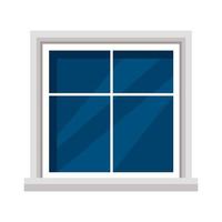 icona della finestra di casa vettore