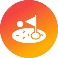 golf creativo icona design vettore