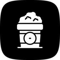 Popcorn creativo icona design vettore