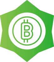 bitcoin creativo icona design vettore