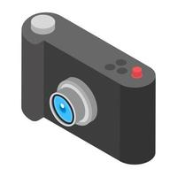 concetti di fotocamera digitale vettore