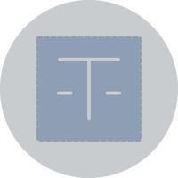 testo scatola creativo icona design vettore