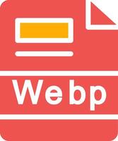 webp creativo icona design vettore