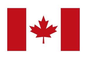 emblema della bandiera canadese vettore