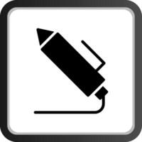 leggero penna creativo icona design vettore