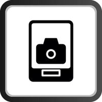 Telefono telecamera creativo icona design vettore
