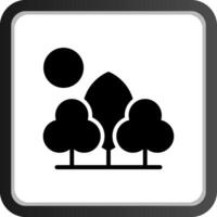 albero paesaggio creativo icona design vettore