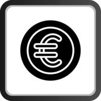 Euro creativo icona design vettore