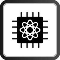 quantistico computer creativo icona design vettore