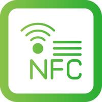 nfc creativo icona design vettore