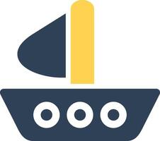 barca creativo icona design vettore