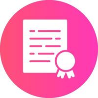 certificato creativo icona design vettore